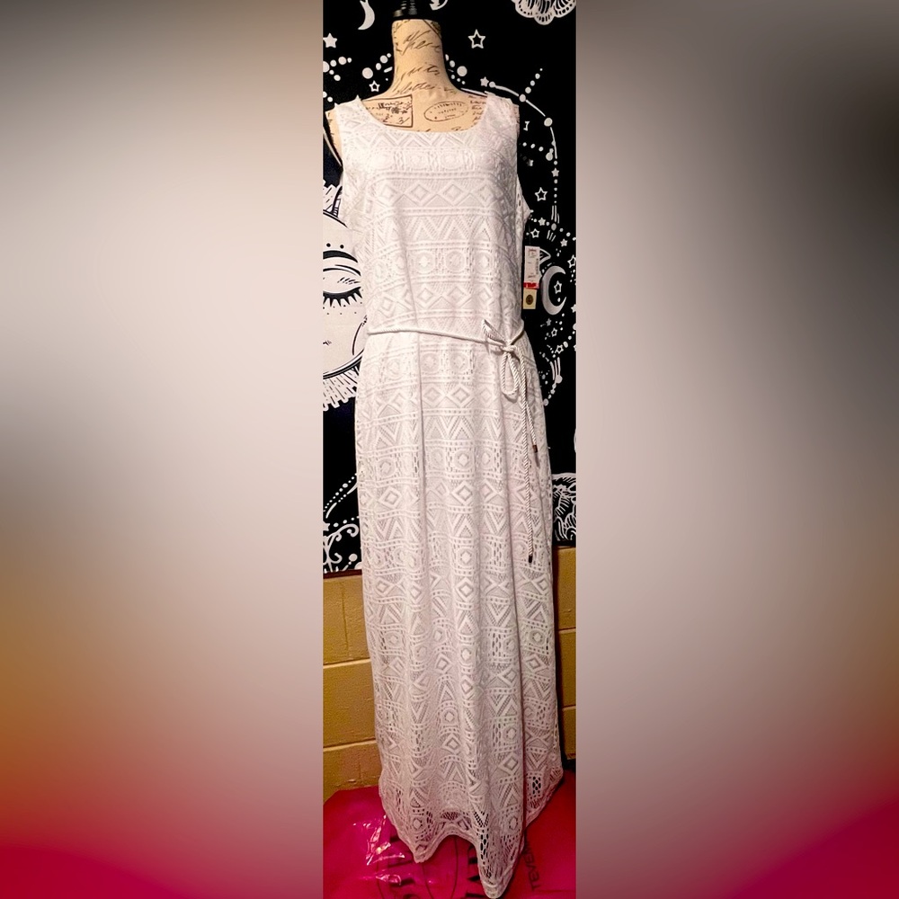 White Laced Sun Dress
